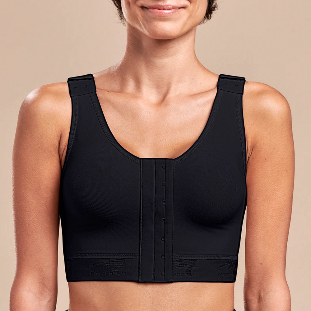 Marena Recovery FlexFit Original Bra Style B01G Size 34 B/C in Black